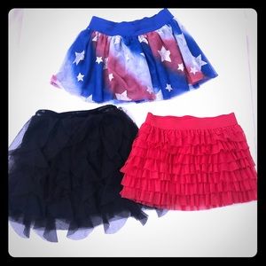 Girls Holiday Skirts Size 7/8